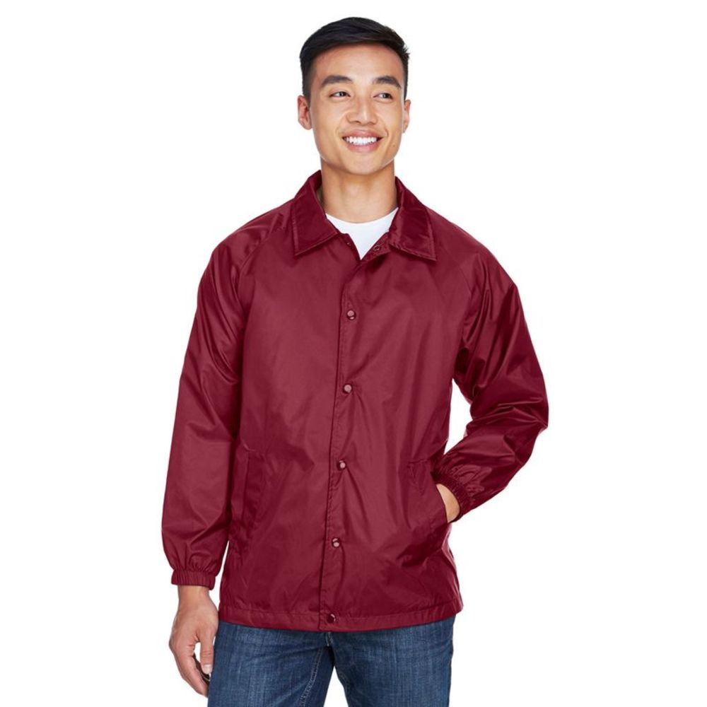 M775 Harriton Adult Nylon Staff Jacket Maroon M
